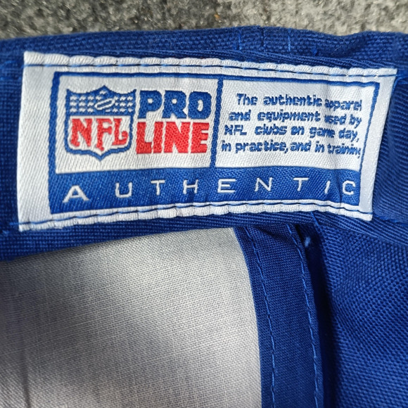 Buffalo Bills NFL Hat Cap Blue Shockwave Splash RARE Reebok Pro Line - Picture 7 of 9